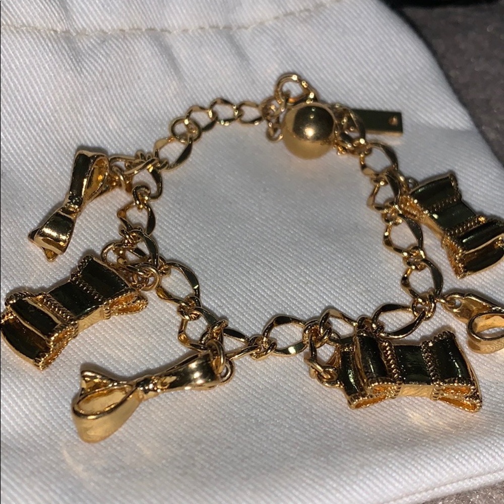 Kate Spade gold bow bracelet